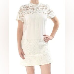 Kensie Lace Detail Shift Dress, size medium.